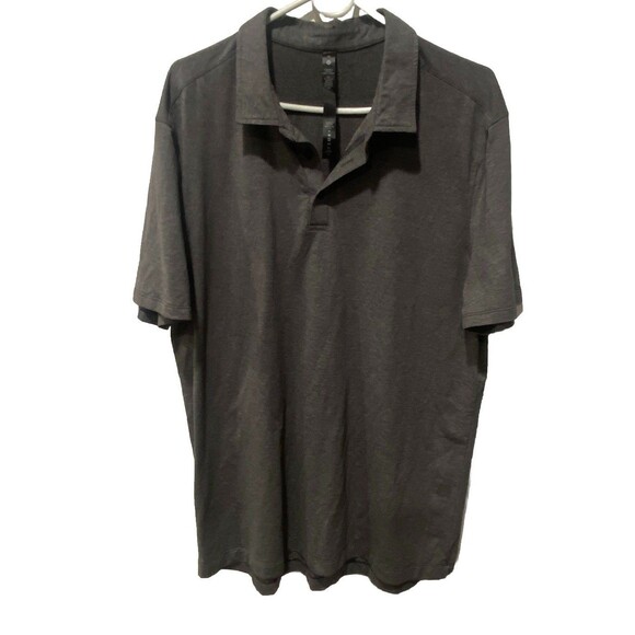 Lululemon Evolution Polo Shirt Men's Gray Performance Causal Golf Sz XL - Picture 2 of 6
